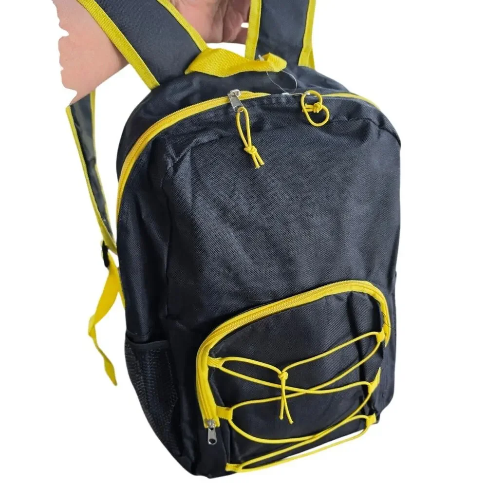 Black n yellow Backpack